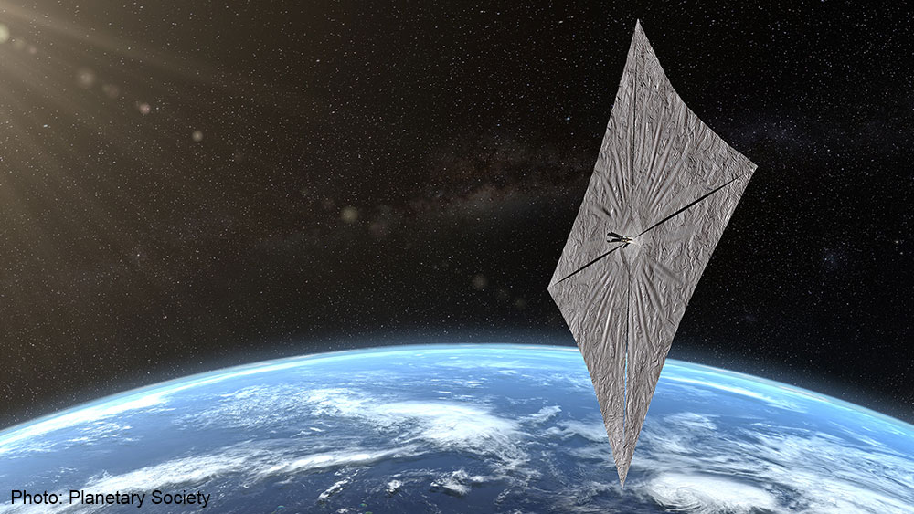 Lightsail is one of The Planetary Society's projects
